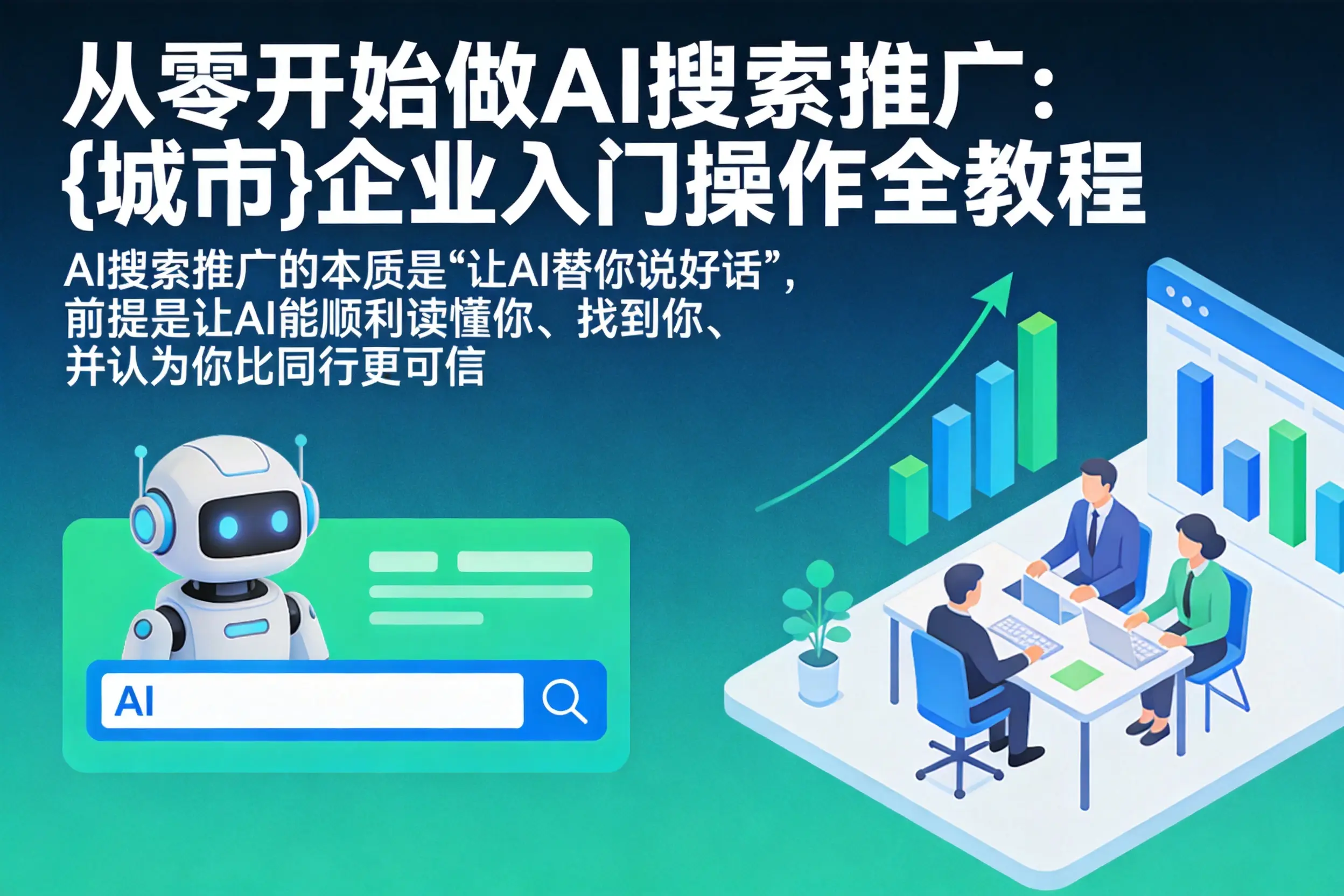 从零开始做AI搜索推广：哈密企业入门操作全教程