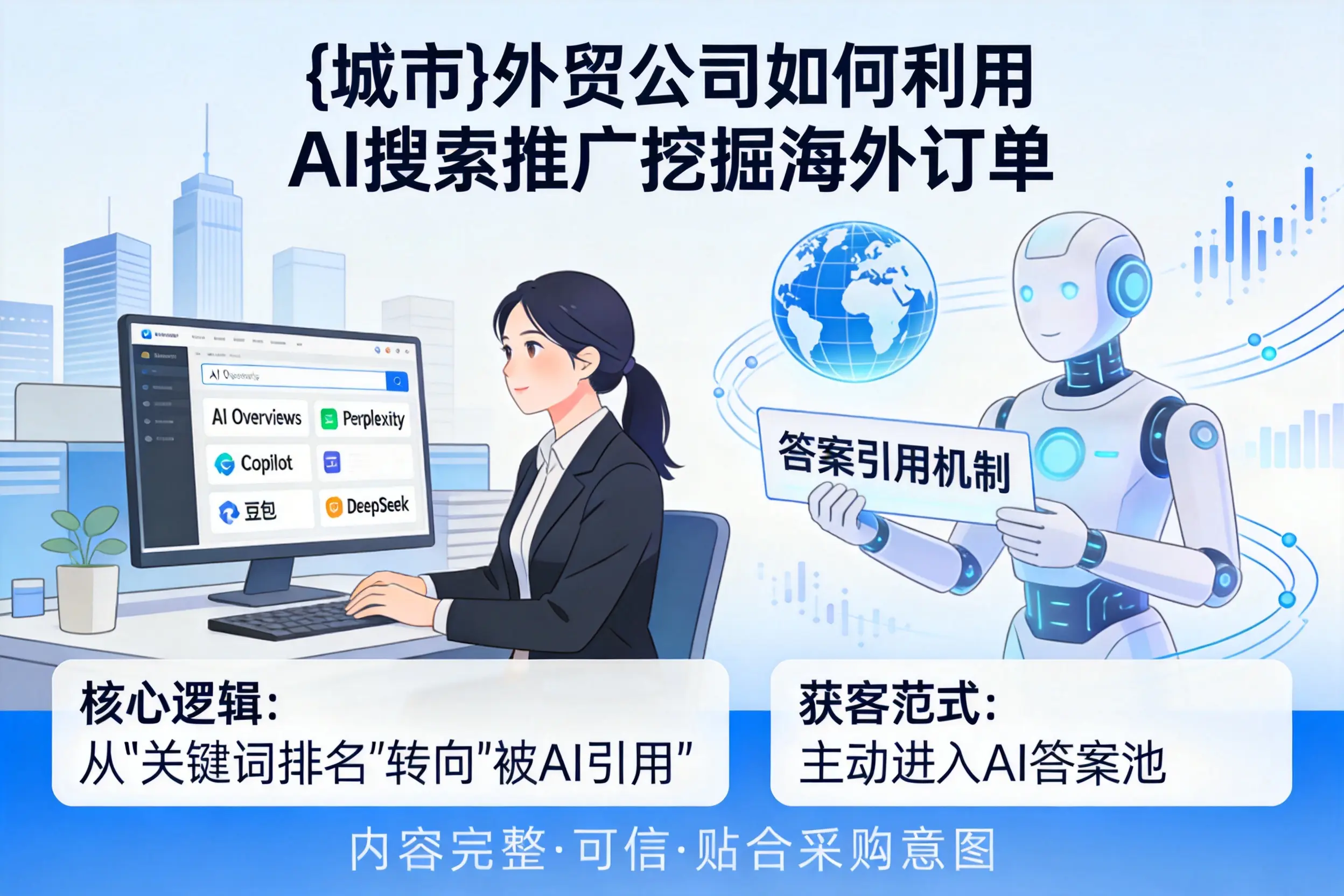 哈密外贸公司如何利用AI搜索推广挖掘海外订单