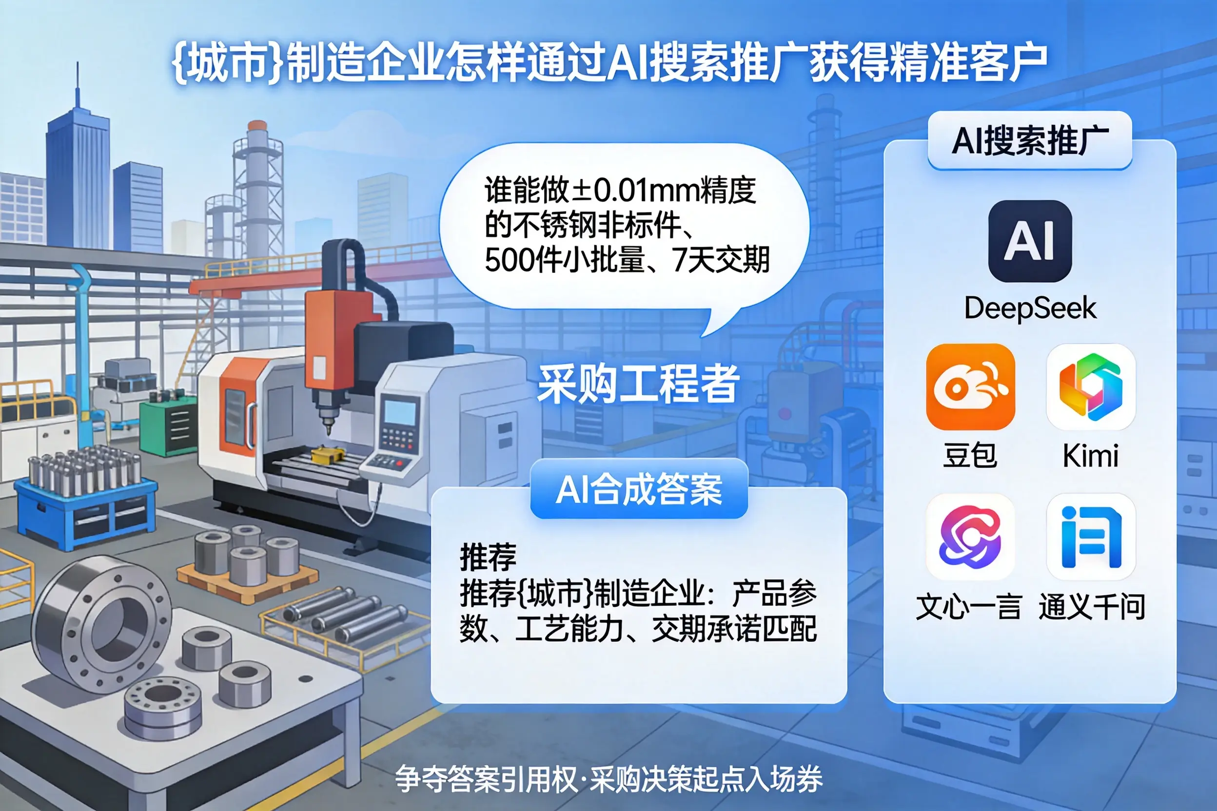 哈密制造企业怎样通过AI搜索推广获得精准客户