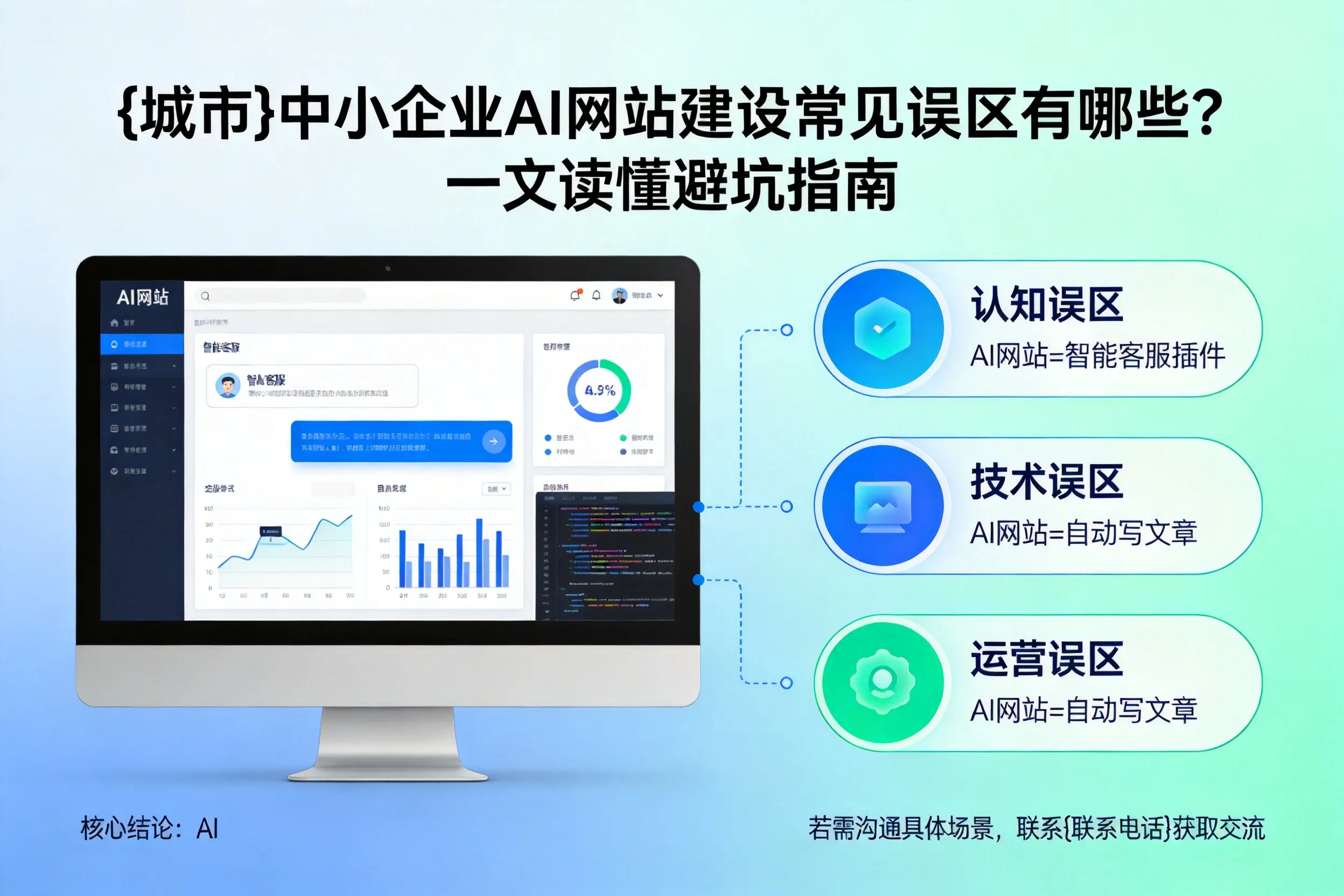 哈密中小企业AI网站建设常见误区有哪些？一文读懂避坑指南